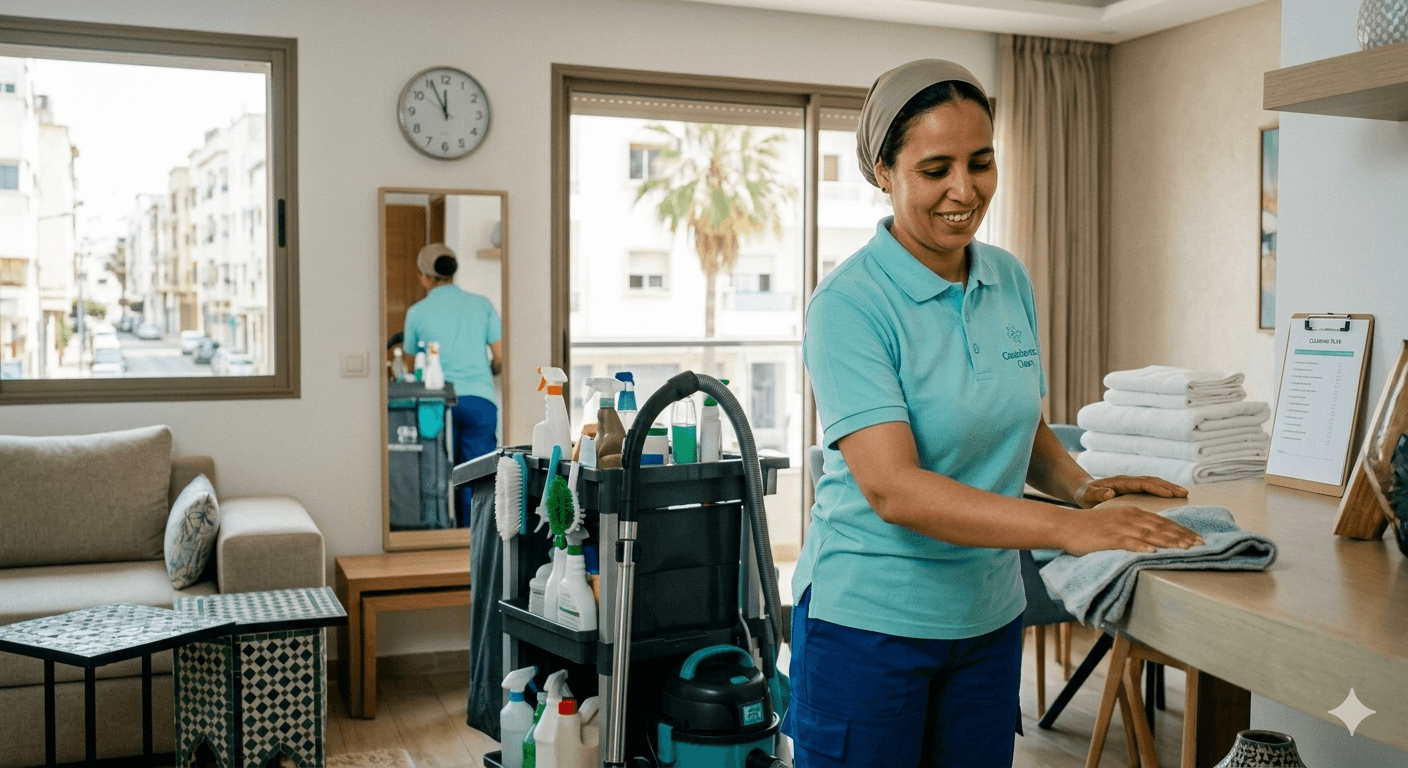 Femme de Ménage pour Appartement à Marrakech