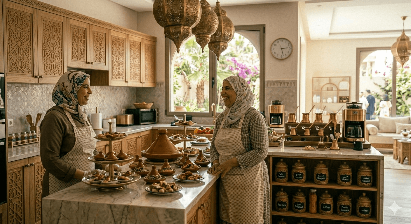 Cuisinière pour Événement à Marrakech